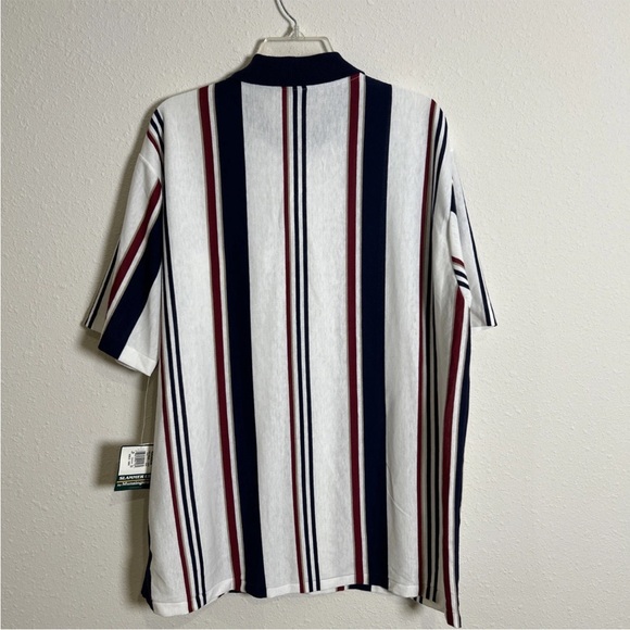 NWT Vintage Slammer USA by Munsingwear Men's Polo Size XL MADE IN USA Striped - Picture 10 of 14